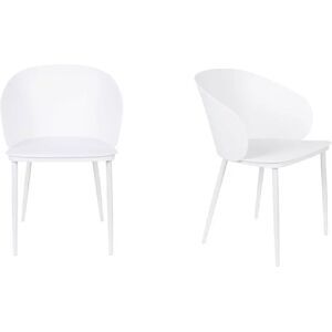 Lot 2 chaises design Gigi Blanc