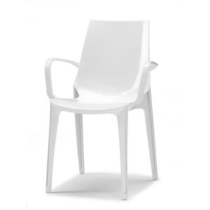 Scab design Chaise design avec accoudoirs - VANITY - deco Blanc