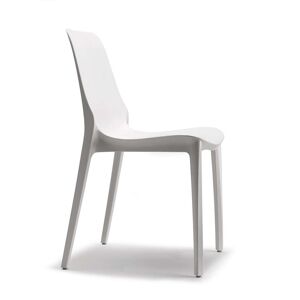 Scab design 2 chaises design Ginevra pour interieur ou exterieur - Scab Blanc