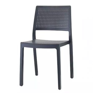 Scab design 2 chaises design EMI pour intérieur ou extérieur - Scab Anthracite