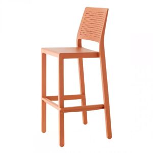 Scab design Tabouret design 75h EMI pour interieur ou exterieur - Scab Rouge