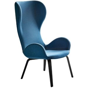 FAUTEUIL CONTEMPORAIN PIEDS BOIS AU DOSSIER HAUT DALIA