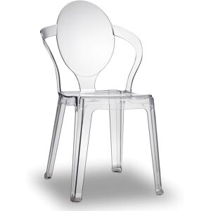 CHAISE TRANSPARENTE EN PLEXIGLAS SPOON