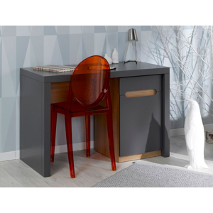 Chambrekids Bureau enfant avec caisson modulable Milo anthracite