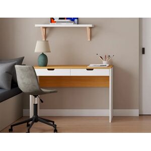 Chambrekids Bureau Blanc & Bois MILOR