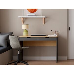 Chambrekids Bureau Anthracite & Bois MILOR