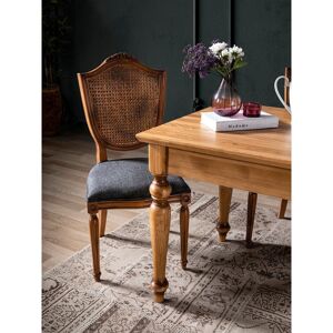 Set Table et 4 Chaises Style Ancien Bois Massif Couleur Noyer Albero - Publicité