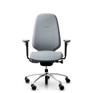 RH Chaise de bureau RH Mereo 300, Tissu Light Grey (Select SC60139), Appui-tête Non, Accoudoirs Avec, Piètement Silver