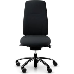 RH Fauteuil RH New Logic 220 - Ergonomique, Tissu Black (Select SC60999), Appui-tête Non, Accoudoirs Sans, Roulettes Roulettes  pour sols durs