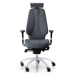 RH Chaise de bureau RH Logic 400 Elite 24/7, Tissu Grey (Select SC60003), Appui-tête Oui, Accoudoirs Avec, Piètement Silver