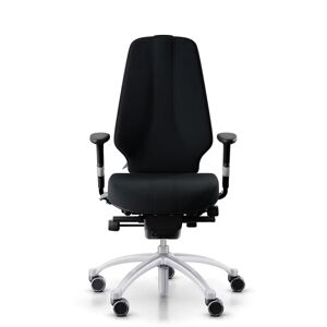RH Chaise de bureau RH Logic 400 Elite 24/7, Tissu Black (Select SC60999), Appui-tête Non, Accoudoirs Avec, Piètement Silver