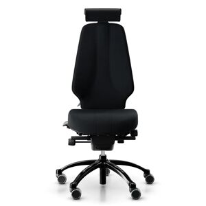RH Chaise de bureau RH Logic 400 Elite 24/7, Tissu Black (Select SC60999), Appui-tête Oui, Accoudoirs Sans, Piètement Noir