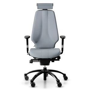 RH Chaise de bureau RH Logic 400 Komfort, Tissu Light Grey (Select SC60139), Appui-tête Oui, Accoudoirs Avec, Piètement Noir