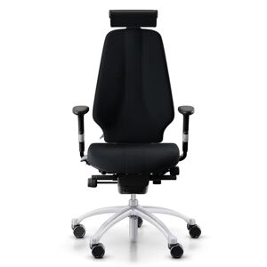 RH Chaise de bureau RH Logic 400 Komfort, Tissu Black (Select SC60999), Appui-tête Oui, Accoudoirs Avec, Piètement Silver