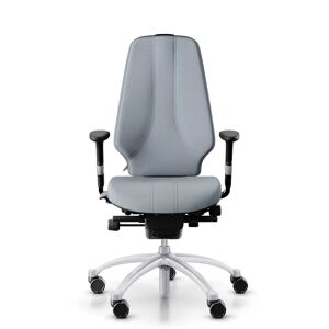 RH Chaise de bureau RH Logic 400 Komfort, Tissu Light Grey (Select SC60139), Appui-tête Non, Accoudoirs Avec, Piètement Silver