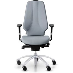 Chaise de bureau RH Logic 400 Komfort, Tissu Light Grey (Select SC60139), Appui-tête Non, Accoudoirs Avec, Piètement Argent - Publicité