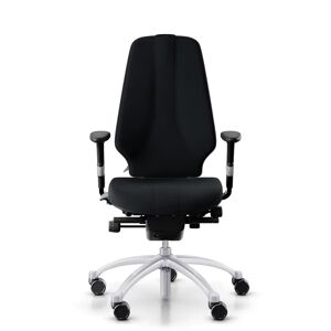 RH Chaise de bureau RH Logic 400 Komfort, Tissu Black (Select SC60999), Appui-tête Non, Accoudoirs Avec, Piètement Silver