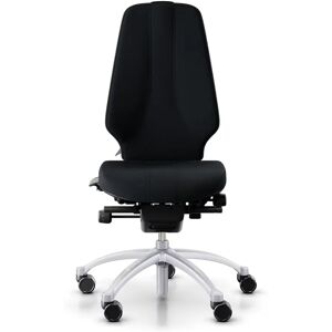 Chaise de bureau RH Logic 400, Tissu Black (Select SC60999), Appui-tête Non, Accoudoirs Sans, Piètement Argent, Roulettes Roulettes  pour sols durs - Publicité