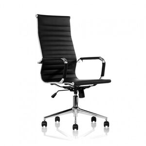 Sarpsborg Metall Chaise de bureau Zareto - Dossier haut, Couleur Noir