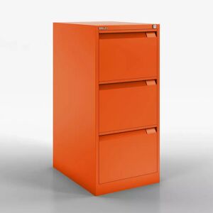 Armoire pour dossiers suspendus BS Filing Flush Front - 3 tiroirs, largeur 41,3 cm, Couleur Bisley Orange