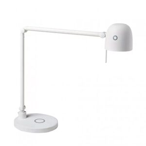Matting Lampe de bureau Neos, Couleur Blanc, Pied Support de trou (pour les trous percés dans la table) - Publicité