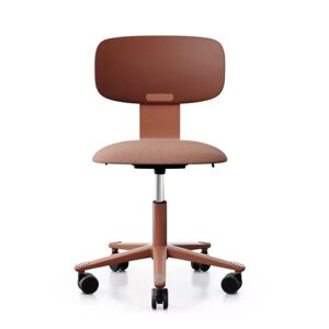 Håg Siège de bureau Tion 2140 - Assise garnie, Couleur Chestnut Rose - Blush Red, Accoudoirs Sans