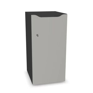 Narbutas Meuble casiers Choice - 1 porte avec fente courrier, Couleur Dark Grey / Pearl Grey