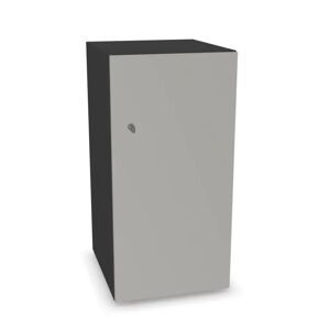 Narbutas Meuble casier Choice - 1 porte, Couleur Dark Grey / Pearl Grey