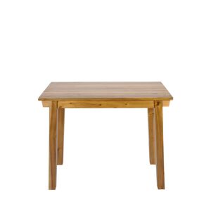 Drawer Hanotilo - Table de bar en acacia H100xL120cm - Couleur - Bois foncé