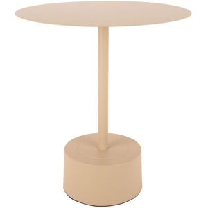 Leitmotiv Nowa - Table d'appoint ronde en métal ø40cm - Couleur - Sable