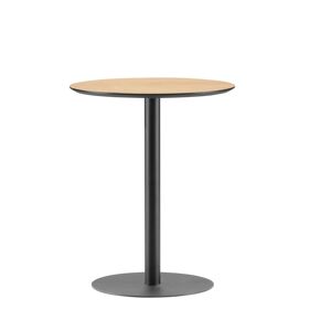 Drawer Pure - Table bistrot ronde en bois et métal ø60cm - Couleur - Bois clair