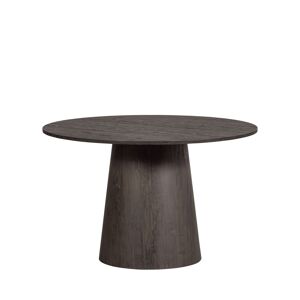 Woood Maan - Table à manger ronde en bois ø120 cm - Couleur - Bois foncé