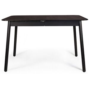 Zuiver Glimps - Table à manger extensible 120-162x80cm bois - Couleur - Noir