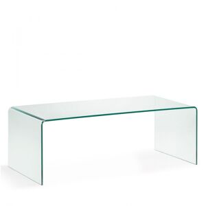 Kave Home Burano - Table basse en verre trempé - Couleur - Transparent