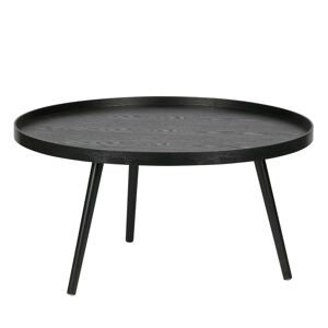 Woood Mesa - Table d'appoint ronde bois ø78cm - Couleur - Noir