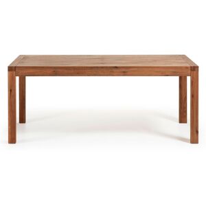 Kave Home Briva - Table à manger extensible en bois 200-280x100cm - Couleur - Bois foncé