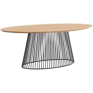 Kave Home Villariva - Table à manger ovale 200x110cm - Couleur - Naturel