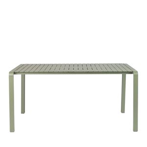 Zuiver Vondel - Table à manger de jardin en métal 168x87cm - Couleur - Vert de gris