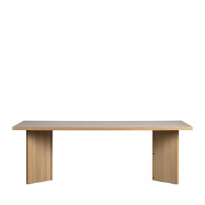 Vtwonen Angle - Table à manger en bois 90x220cm - Couleur - Bois clair