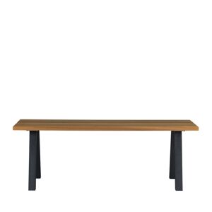 Woood Tablo - Table à manger en bois piétement en A 210x81cm - Couleur - Naturel / noir