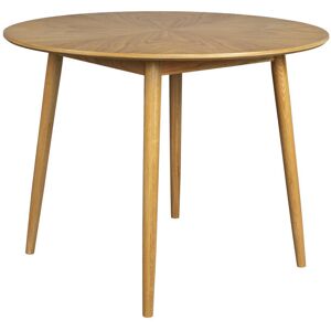 No name Fabio - Table à manger ronde en bois ø120cm - Couleur - Bois clair