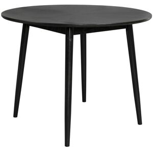 No name Fabio - Table à manger ronde en bois ø120cm - Couleur - Noir