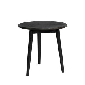 No name Fabio - Table d'appoint ronde en bois ø50cm - Couleur - Noir