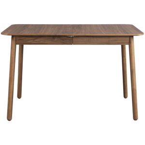 Zuiver Glimps - Table à manger extensible 120-162x80cm bois - Couleur - Bois foncé