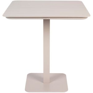 Zuiver Vondel - Table à manger de jardin bistrot en métal 71x71cm - Couleur - Beige