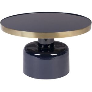 Zuiver Glam - Table basse design en métal ø60cm - Couleur - Bleu foncé