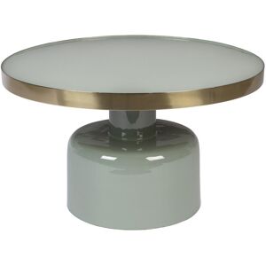 Zuiver Glam - Table basse design en métal ø60cm - Couleur - Vert d'eau