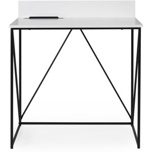 Tenzo Tell - Bureau en bois L80cm - Couleur - Blanc