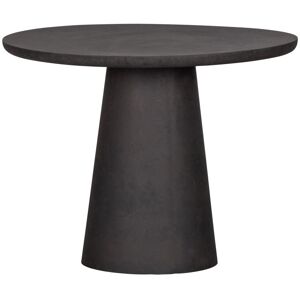 Woood Damon - Table à manger en fibre d'argile ø100cm - Couleur - Noir