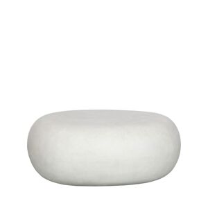 Vtwonen Pebble - Table basse organique en fibre d'argile - Couleur - Blanc